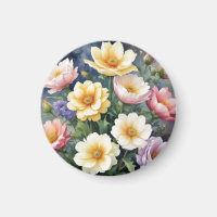 Farbenfrohe Blume Elegante Wasserfarben-Malerei