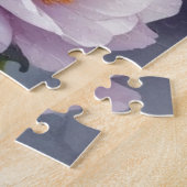 Farbenfrohe Blume Elegante Wasserfarben-Malerei Puzzle (Seite)