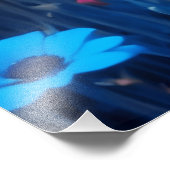 Farbenfrohe Blume Fotodruck (Ecke)