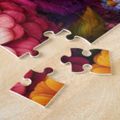 Farbenfrohe Blume/Frühling Zinnia/Rose Puzzle (Seite)