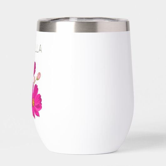 Farbenfrohe Blume für den hellen Gartenkosmos (Rückseite)