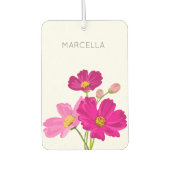 Farbenfrohe Blume für den hellen Gartenkosmos Autolufterfrischer (Vorderseite)