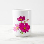 Farbenfrohe Blume für den hellen Gartenkosmos Kaffeetasse (Mittel)