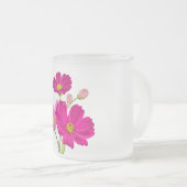 Farbenfrohe Blume für den hellen Gartenkosmos Mattglastasse (VorderseiteRechts)