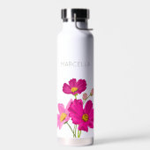 Farbenfrohe Blume für den hellen Gartenkosmos Trinkflasche (Links)