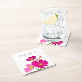 Farbenfrohe Blume für den hellen Gartenkosmos Untersetzer