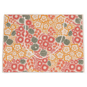 Farbenfrohe Blume Geschenktasche Große Geschenktüte (Vorderseite)