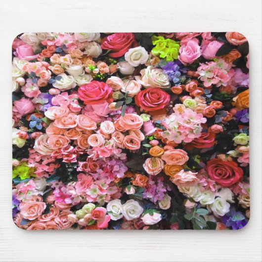 Farbenfrohe Blume im Blumenstrauß Mousepad (Vorne)