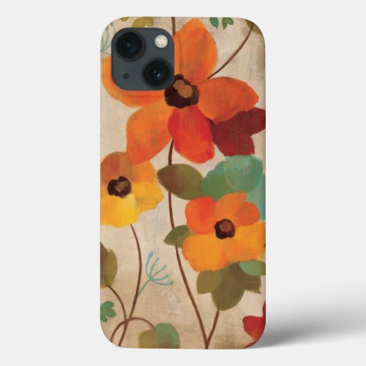 Farbenfrohe Blume im Hintergrund Case-Mate iPhone Hülle (Rückseite)