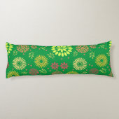 Farbenfrohe Blume in warmen Farbtönen Seitenschläferkissen (Rückseite)