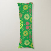 Farbenfrohe Blume in warmen Farbtönen Seitenschläferkissen (Vorderseite Vertikal)