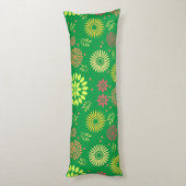 Farbenfrohe Blume in warmen Farbtönen Seitenschläferkissen (Rückseite (Vertikal))