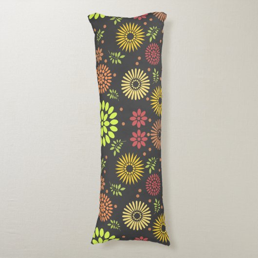 Farbenfrohe Blume in warmen Farbtönen Seitenschläferkissen (Vorderseite Vertikal)