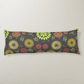 Farbenfrohe Blume in warmen Farbtönen Seitenschläferkissen (Rückseite)