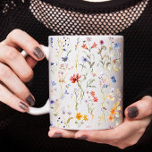 Farbenfrohe Blume Kaffeetasse