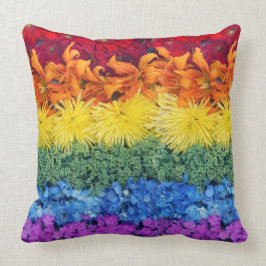 Farbenfrohe Blume Kissen