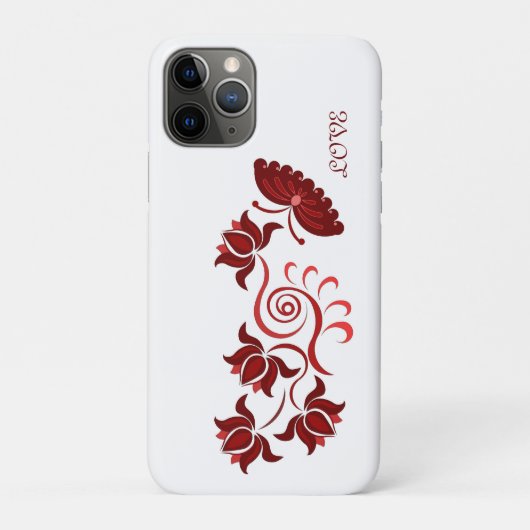 Farbenfrohe Blume Kunstgeschenk Case-Mate iPhone Hülle (Rückseite)