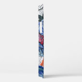 Farbenfrohe Blume: Lebhaftes, nahtloses Muster Case-Mate iPhone Hülle (Rückseite / Rechts)