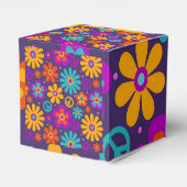 Farbenfrohe Blume Liebe Ristorante della Carrà Geschenkschachtel (Rückseite)