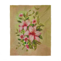 Farbenfrohe Blume mit Akryllischem Hintergrund