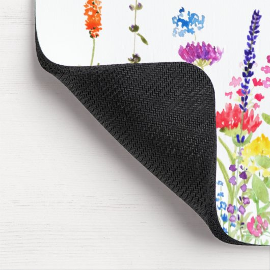 farbenfrohe Blume Mousepad (Ecke)