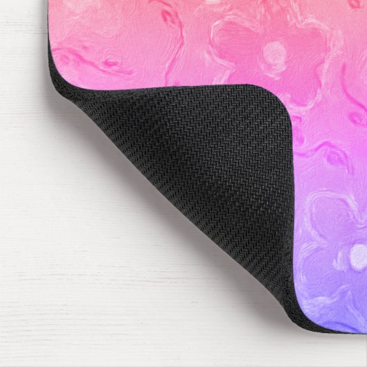 Farbenfrohe Blume Mousepad (Ecke)