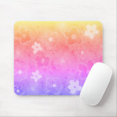 Farbenfrohe Blume Mousepad (Mit Mouse)