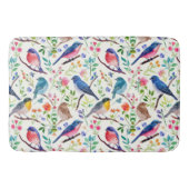 Farbenfrohe Blume Muster Badematte (Vorderseite)