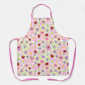 Farbenfrohe Blume Muster HandGezeichnet Sommer Flo Schürze (Vorderseite)