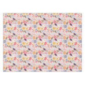 Farbenfrohe Blume Muster Tischdecke (Vorderseite (Horizontal))