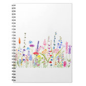 farbenfrohe Blume Notizblock (Vorderseite)