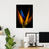 Farbenfrohe Blume Poster Printwerbung (Heimbüro)