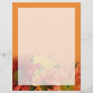farbenfrohe Blume, rot, gelb, orange
