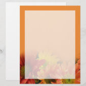 farbenfrohe Blume, rot, gelb, orange (Vorne/Hinten)