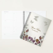 Farbenfrohe Blume Schmetterlinge Natur Rustikal Planer (Anzeige)