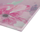 Farbenfrohe Blume Schneidebrett (Ecke)