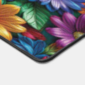 Farbenfrohe Blume - Schreibtischunterlage (Ecke)