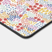 Farbenfrohe Blume Schreibtischunterlage (Ecke)