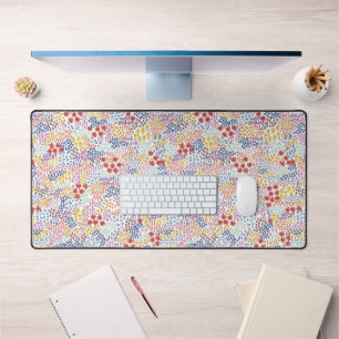 Farbenfrohe Blume Schreibtischunterlage