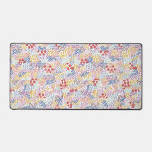 Farbenfrohe Blume Schreibtischunterlage (Vorderseite)