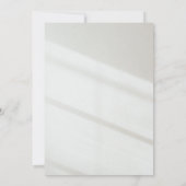 Farbenfrohe Blume & Sonnenlicht Hochzeit Save The Date (Rückseite)