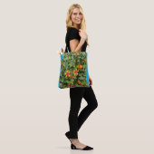 farbenfrohe Blume Tasche (Am Model)