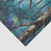 Farbenfrohe Blume und die wilde Natur Seidenpapier (Detail)