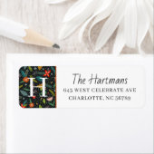 Farbenfrohe Blume und Pinien | Mongram Winterurlau (Insitu)