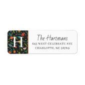 Farbenfrohe Blume und Pinien | Mongram Winterurlau (Vorne)