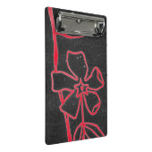 Farbenfrohe Blume und Veggies Art Mini-Zwischenabl Mini Klemmbrett (Schrägansicht)