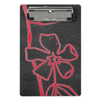 Farbenfrohe Blume und Veggies Art Mini-Zwischenabl Mini Klemmbrett