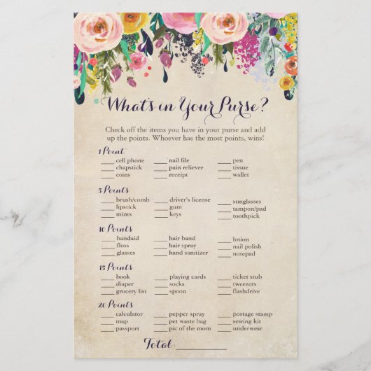 Farbenfrohe Blume Was ist in deinem Handyspiel, Vi (Vorderseite)