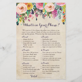 Farbenfrohe Blume Was ist in deinem Handyspiel, Vi