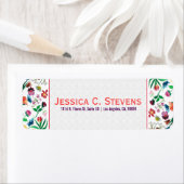 Farbenfrohe Blume Weißer Hintergrund (Insitu)